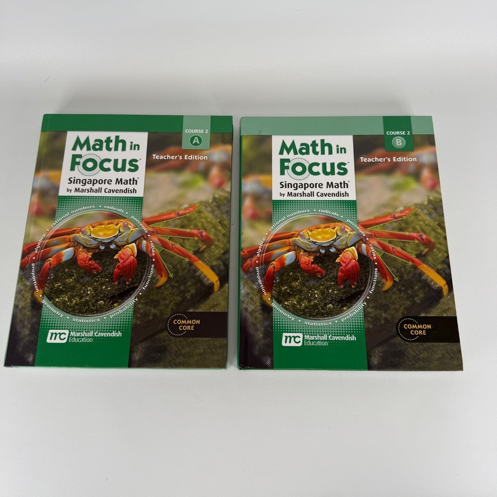 *Bundle*‎ Math in Focus Singapore Math Course 2 A & B Teacher Edition